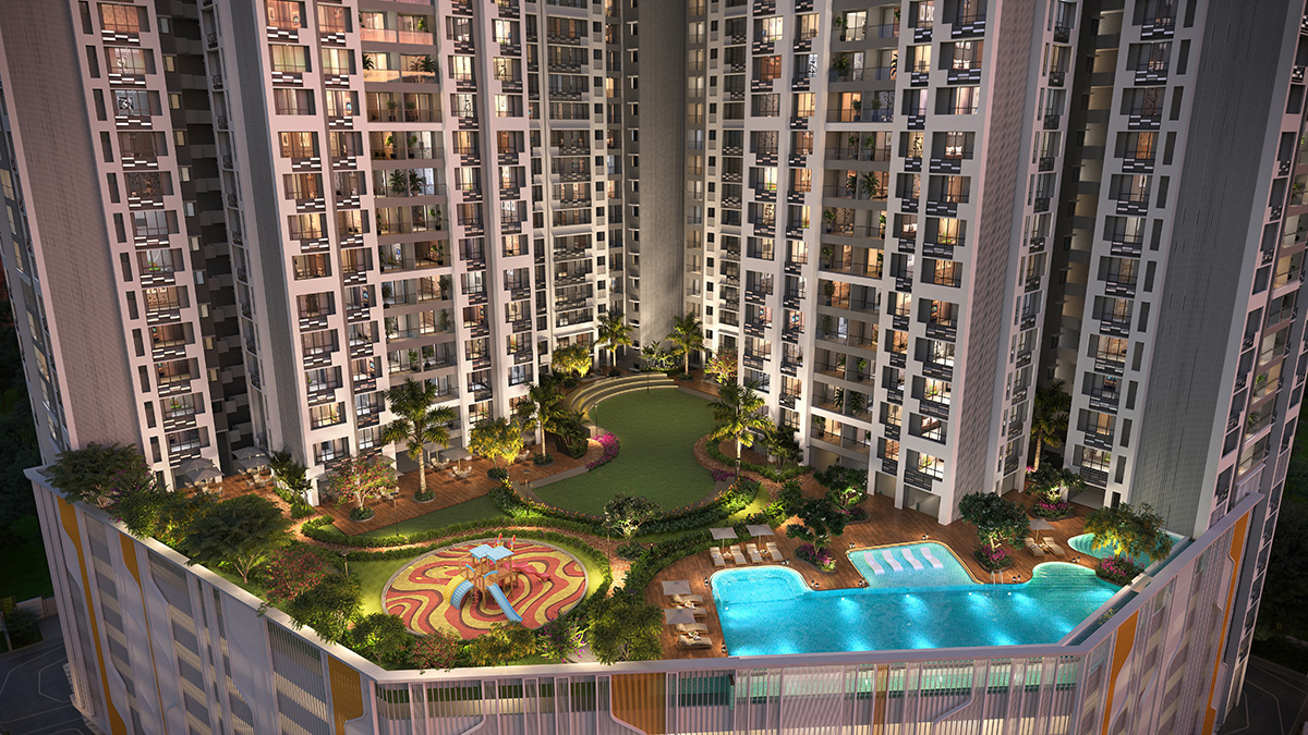 Amenities at Dosti 604